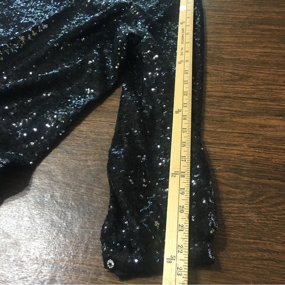 Tyler Böe Porter Black Sequin Dress X-Large XL - Picture 11 of 16